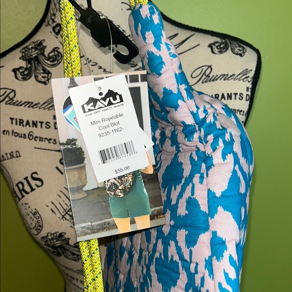 🆕 Mini KAVU Blue and White Rope Bag - Picture 5 of 7